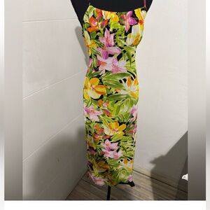 Floral Sleeveless Maxi Dress